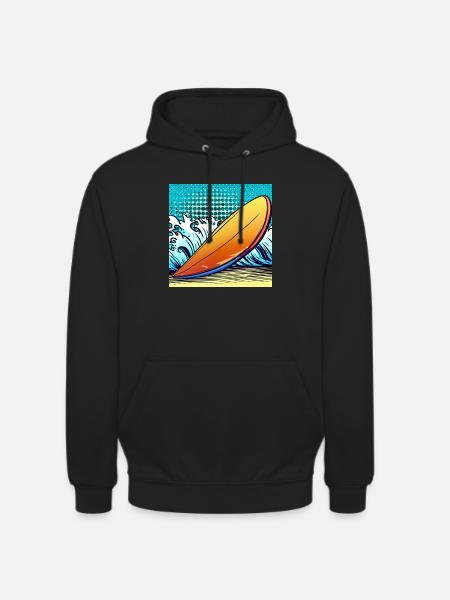 Surfboard - Unisex Hoodie - Schwarz