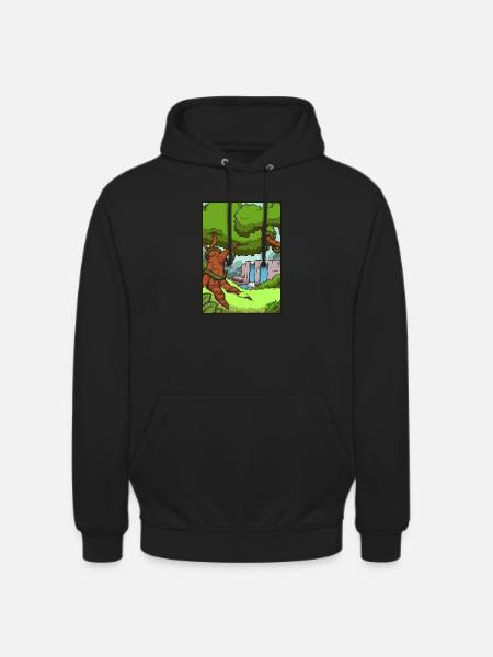 Dschungel-Hintergrund - Unisex Hoodie - Schwarz