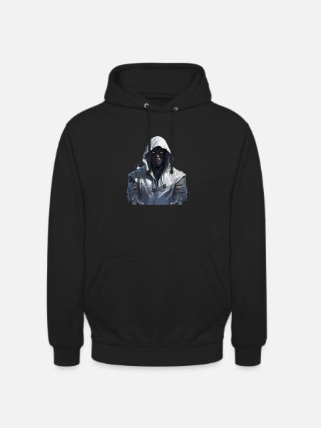 silent shadow - Unisex Hoodie - black