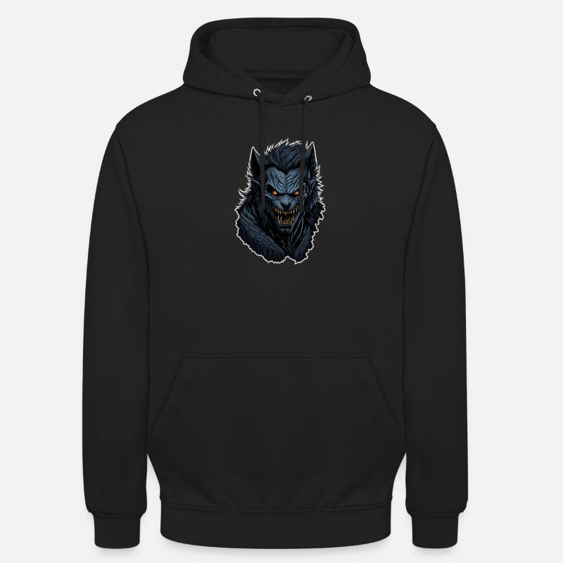 Werwolf - Unisex Hoodie - Schwarz