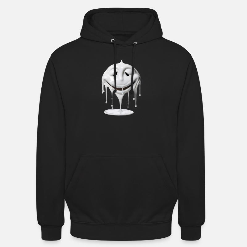 das weiße Gesicht - Unisex Hoodie - Schwarz