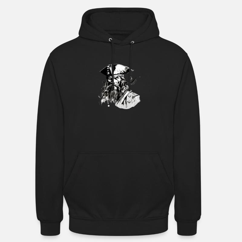 Jack der Pirat - Unisex Hoodie - Schwarz