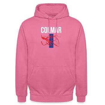 Colmarer Kreativität Souvenir Colmar - Unisex Hoodie - Pink - Vorne - Alina (178cm) & Michal (187cm)