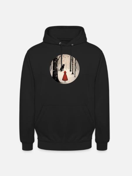 Rotkäppchen - Unisex Hoodie - Schwarz