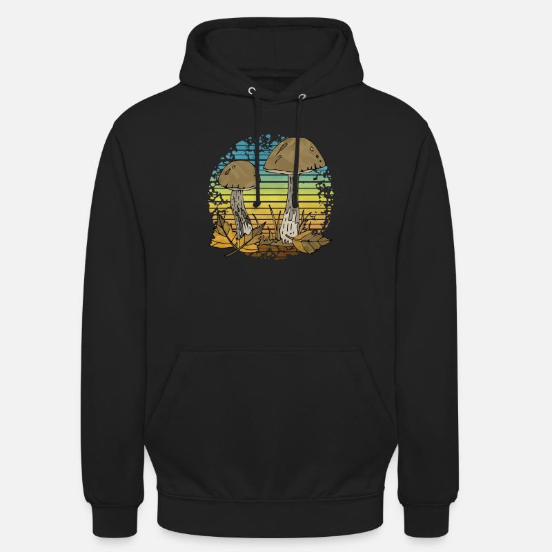 Pilze - Unisex Hoodie - Schwarz