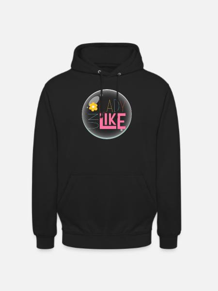UN LADY LIKE - Unisex Hoodie - black