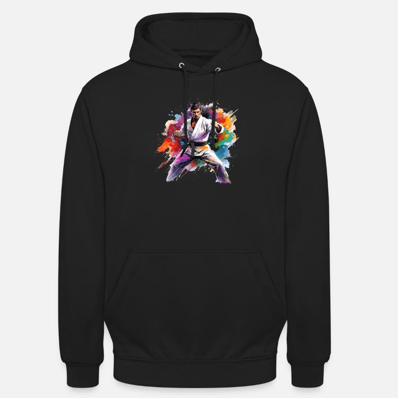Karaté! - Sweat-shirt à capuche unisexe - noir