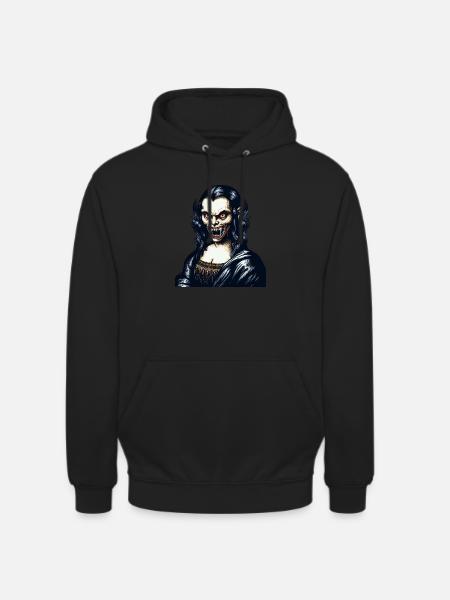 Mona Lisa goes Vamp - Unisex Hoodie - black
