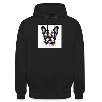 Cool Bully - Unisex Hoodie - black - Front - Alina (178cm) & Michal (187cm)