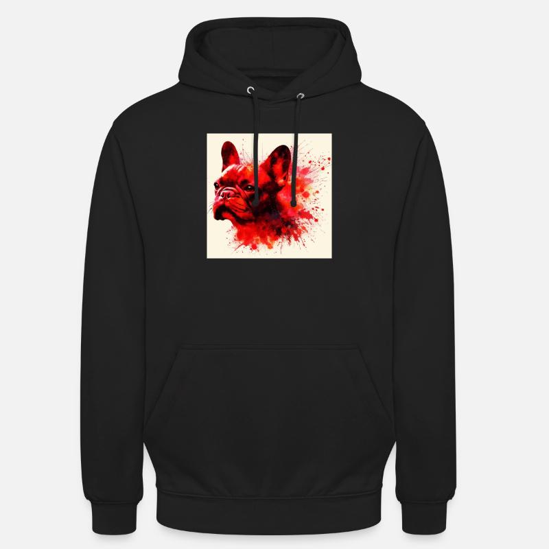 Amour d’intimidation - Sweat-shirt à capuche unisexe - noir