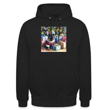 Christmas Bully - Unisex Hoodie - black - Front - Alina (178cm) & Michal (187cm)