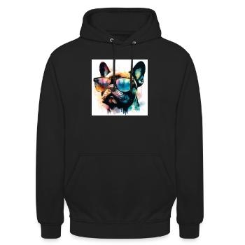 Cool Bully - Unisex Hoodie - black - Front - Alina (178cm) & Michal (187cm)