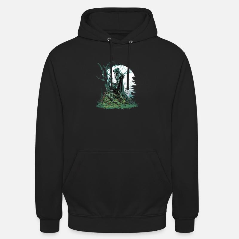 Elbischer Druide - Unisex Hoodie - Schwarz