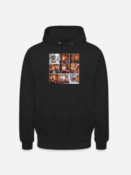 Winter Cafe - Unisex Hoodie - black
