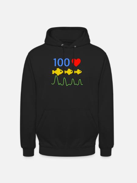 Pêcheur - Sweat-shirt à capuche unisexe - noir