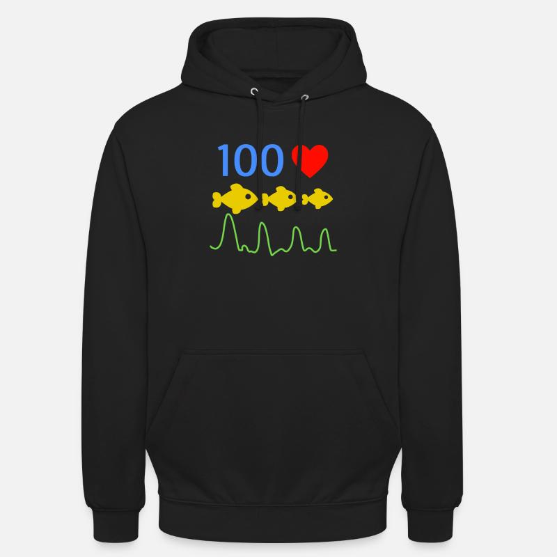 Pêcheur - Sweat-shirt à capuche unisexe - noir