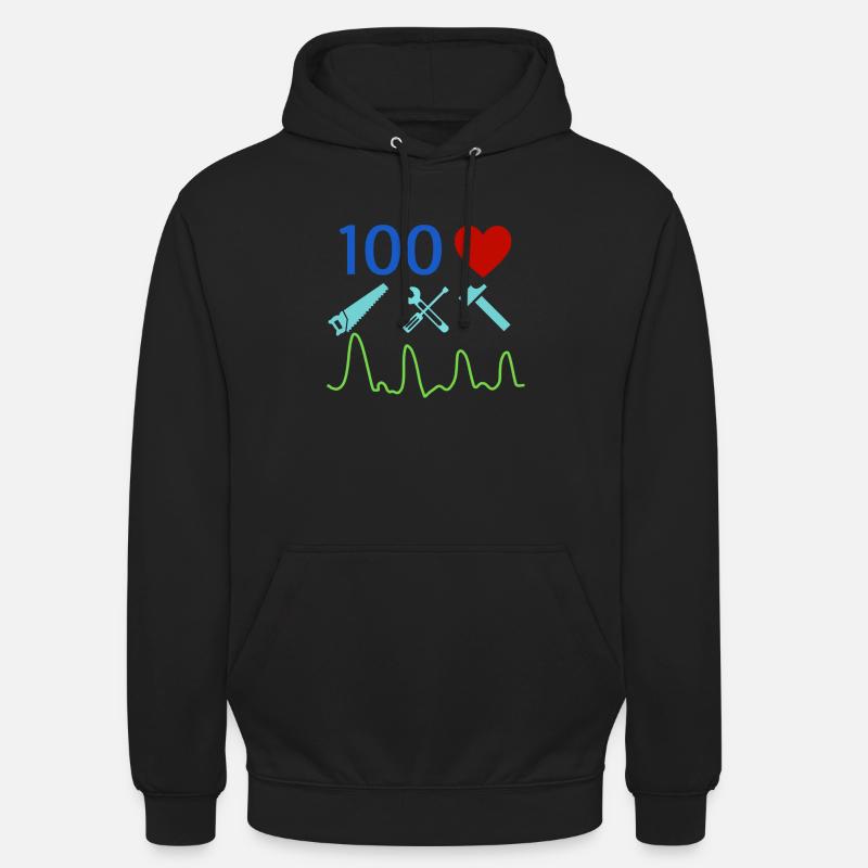 Handwerker - Unisex Hoodie - Schwarz