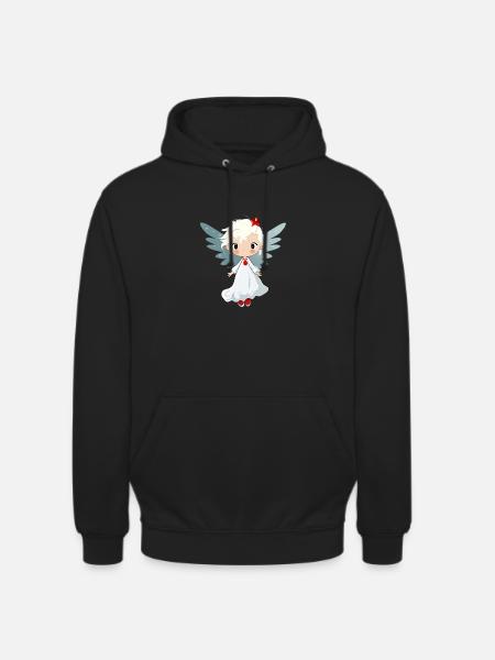 Mily der Weihnachtsengel - Unisex Hoodie - Schwarz