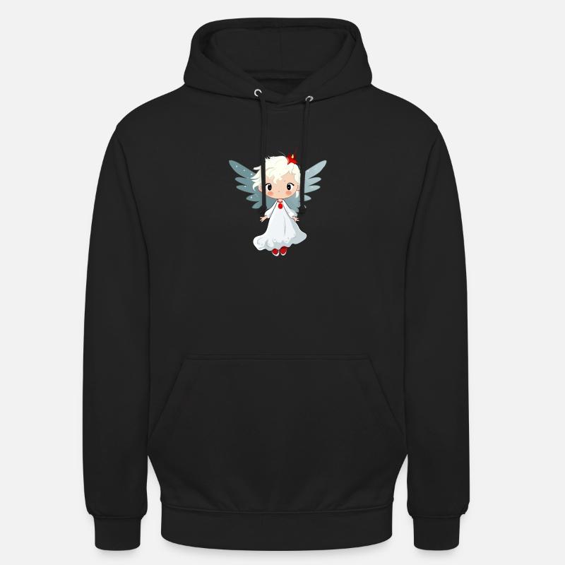 Mily der Weihnachtsengel - Unisex Hoodie - Schwarz