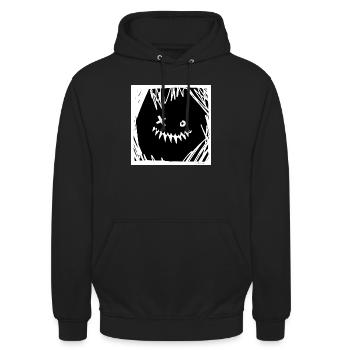 joker clown - Unisex Hoodie - Schwarz - Vorne - Alina (178cm) & Michal (187cm)