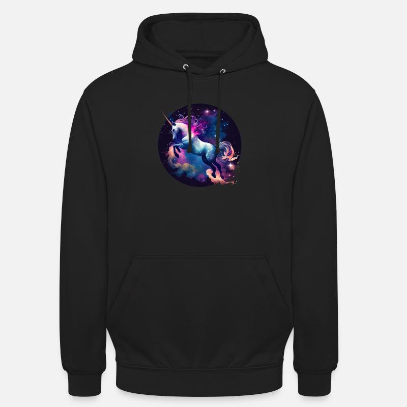 Magisches Einhorn - Unisex Hoodie - Schwarz
