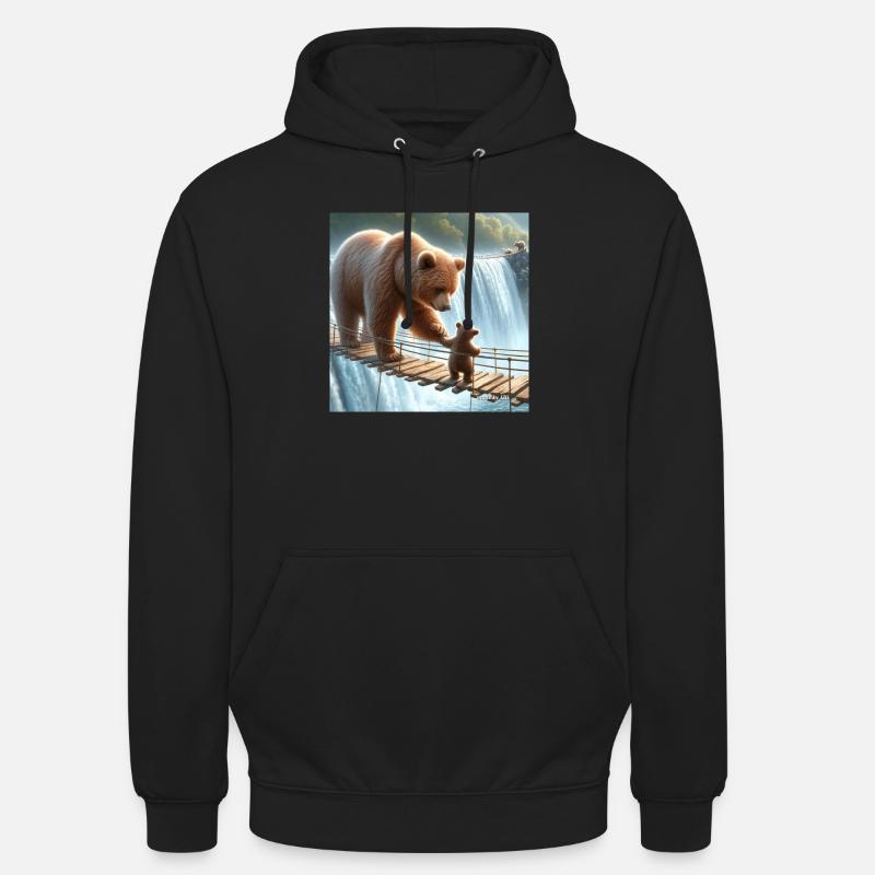 Bärenliebe - Unisex Hoodie - Schwarz