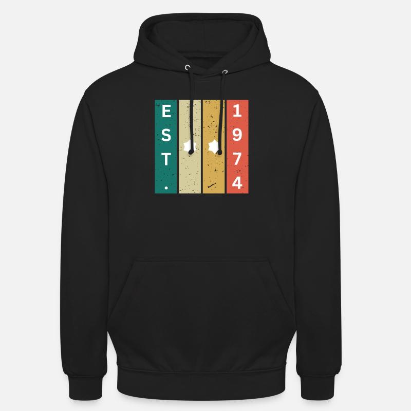 Geburtstag 74 - Unisex Hoodie - Schwarz