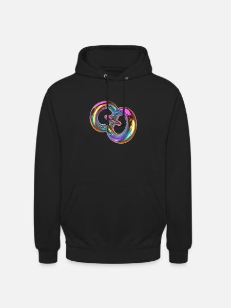 Three Rings - Unisex Hoodie - black