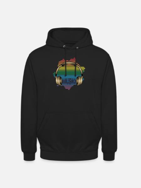 Earphone - Unisex Hoodie - black