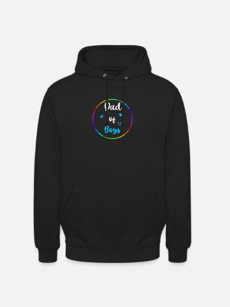 Dad of Boys - Unisex Hoodie - Schwarz