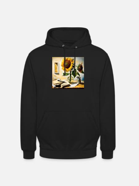 Sonnenblume - Unisex Hoodie - Schwarz