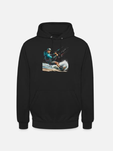 Kitesurfer 106 - Unisex Hoodie - Schwarz
