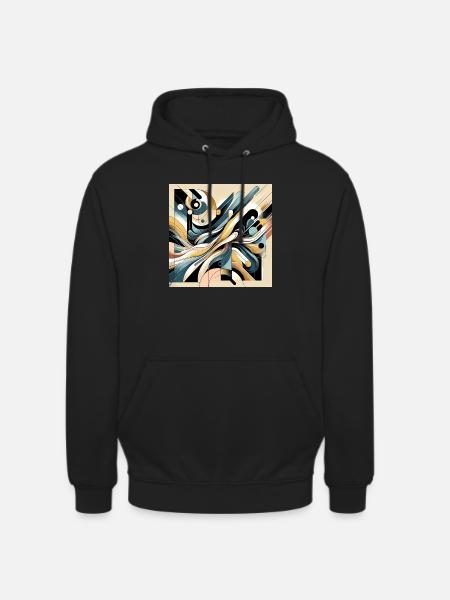 modern style4 - Unisex Hoodie - Schwarz