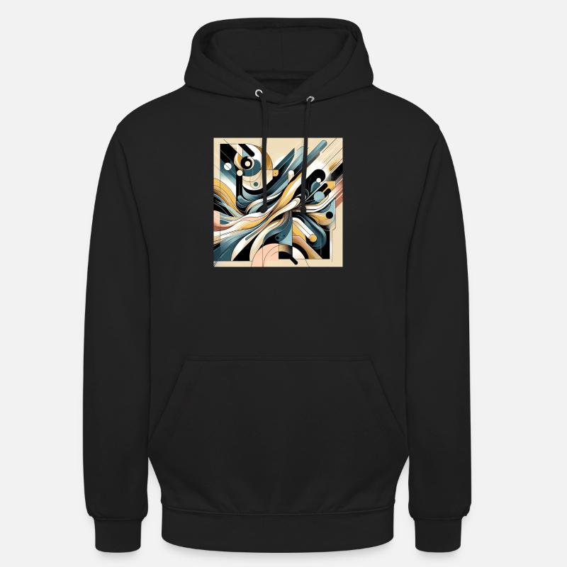 modern style4 - Unisex Hoodie - Schwarz
