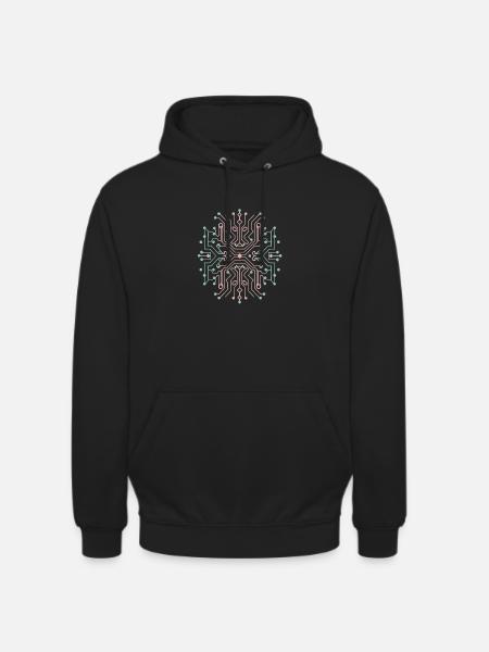 CircuitVerse Futuristika - Unisex Hoodie - black