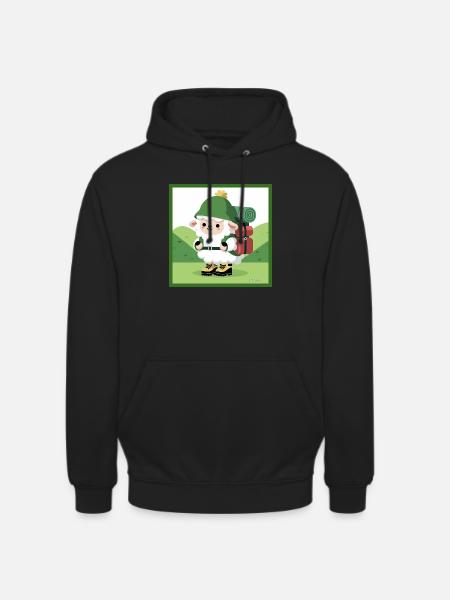 Hiking Sheep - Unisex Hoodie - black