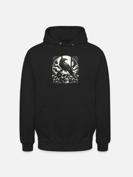 Finsternis der Rabenvögel - Unisex Hoodie - Schwarz