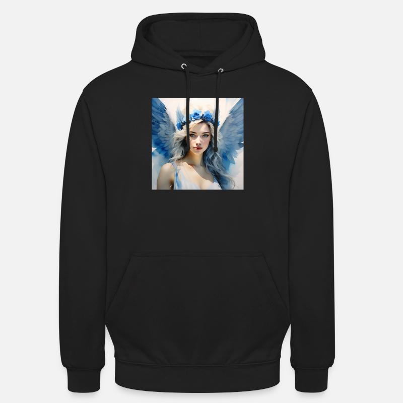 Frau Engel - Unisex Hoodie - Schwarz