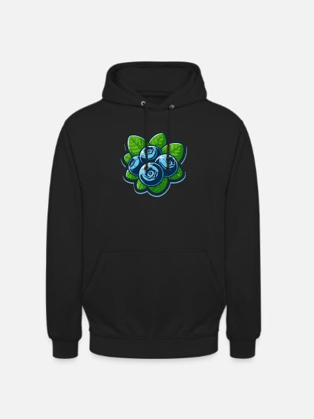 Blueberries Berries - Unisex Hoodie - black