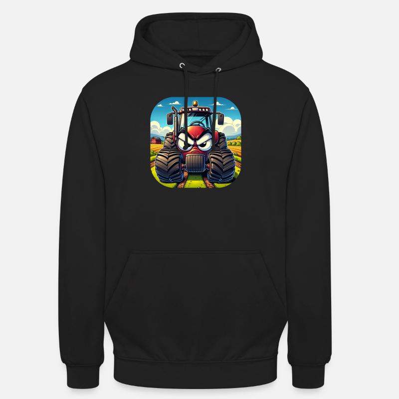 Wütender Traktor 01 - Unisex Hoodie - Schwarz