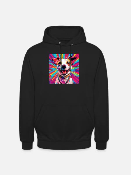 Happy Ruff - Unisex Hoodie - black