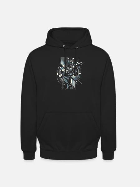 Orbitale Satellitenüberwachung - Unisex Hoodie - Schwarz