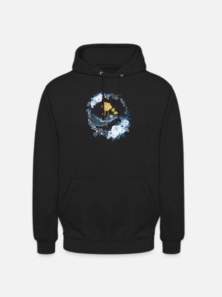 Rose - Unisex Hoodie - Schwarz