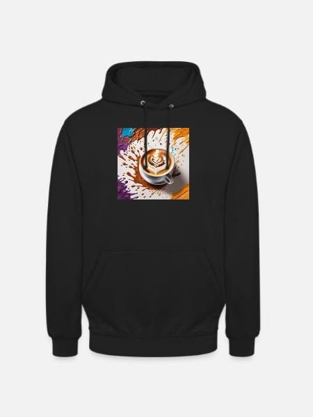 Latte Art Love - Unisex Hoodie - black