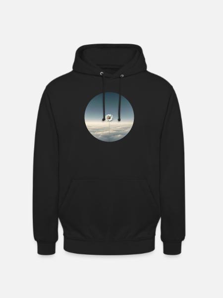 Sky Blossom Zen - Unisex Hoodie - black