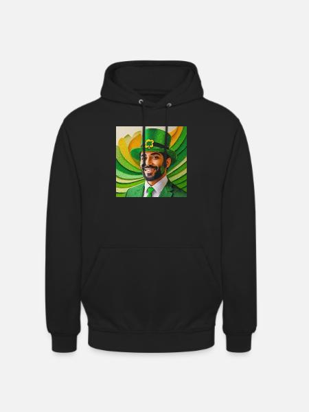 saint patrick - Sweat-shirt à capuche unisexe - noir