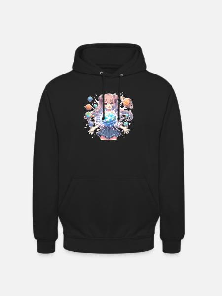 Manga Universe Mädchen - Unisex Hoodie - Schwarz