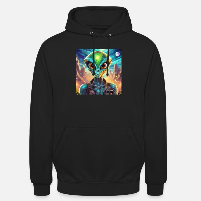 Firefly personnage drole extraterrestre 28830 - Sweat-shirt à capuche unisexe - noir