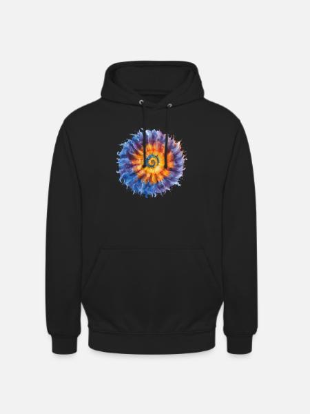Batik-Hemd - Unisex Hoodie - Schwarz