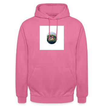 Ostern - Unisex Hoodie - Pink - Vorne - Alina (178cm) & Michal (187cm)